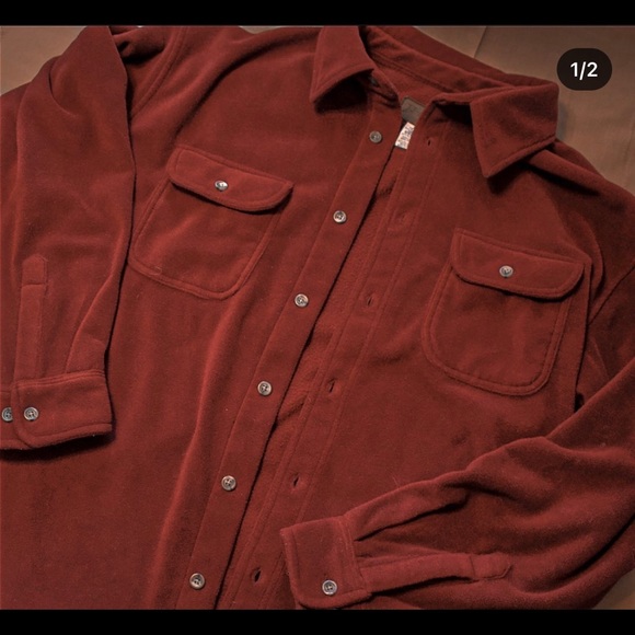 Oversized Soft Red Jacket - Picture 1 of 2